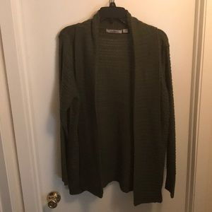 Green cardigan